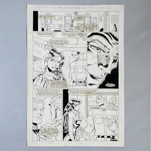 Original Comic Art by Al Rio - Prime #12 page 7, 1996, Malibu Comics